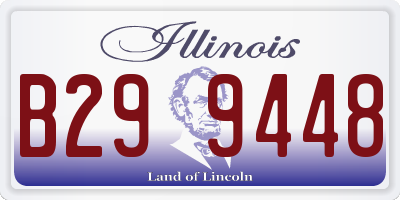 IL license plate B299448