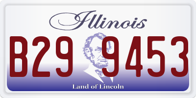 IL license plate B299453