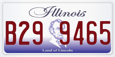 IL license plate B299465