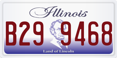 IL license plate B299468