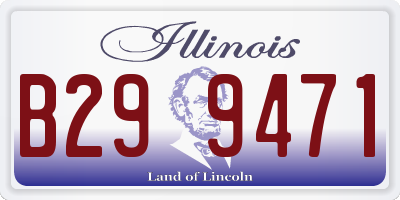 IL license plate B299471