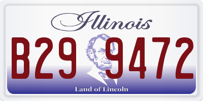 IL license plate B299472