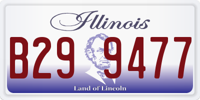 IL license plate B299477