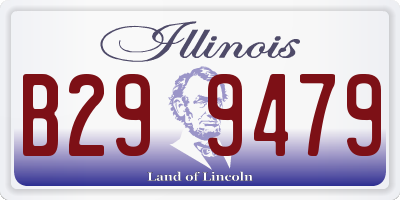 IL license plate B299479
