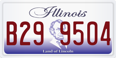 IL license plate B299504