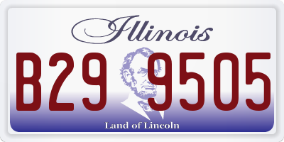 IL license plate B299505