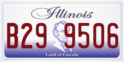 IL license plate B299506