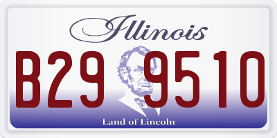 IL license plate B299510
