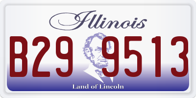 IL license plate B299513