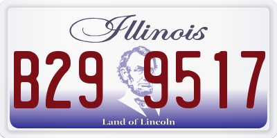 IL license plate B299517