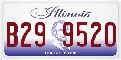 IL license plate B299520