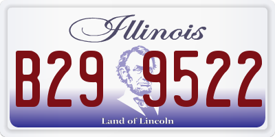 IL license plate B299522