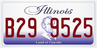 IL license plate B299525