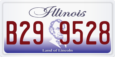 IL license plate B299528