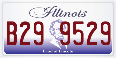 IL license plate B299529