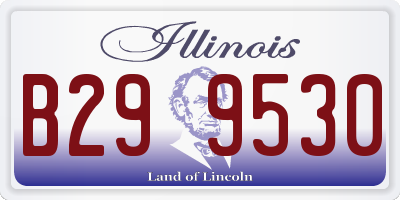 IL license plate B299530