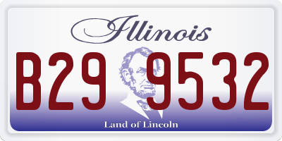 IL license plate B299532