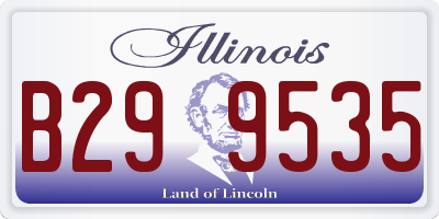 IL license plate B299535
