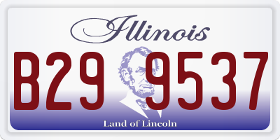 IL license plate B299537