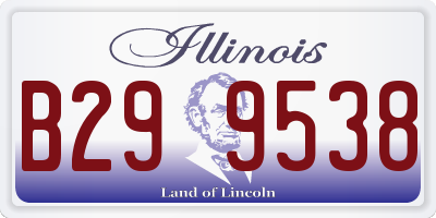 IL license plate B299538
