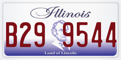 IL license plate B299544