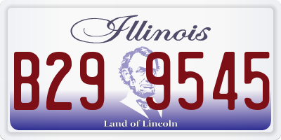 IL license plate B299545