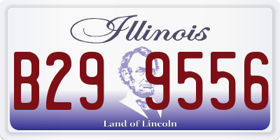 IL license plate B299556