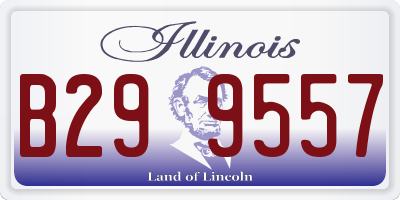 IL license plate B299557