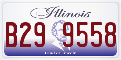 IL license plate B299558
