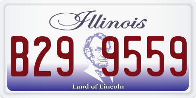 IL license plate B299559