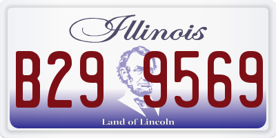 IL license plate B299569