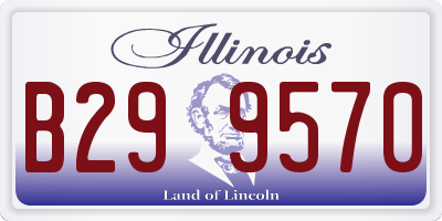 IL license plate B299570