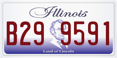 IL license plate B299591