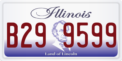 IL license plate B299599
