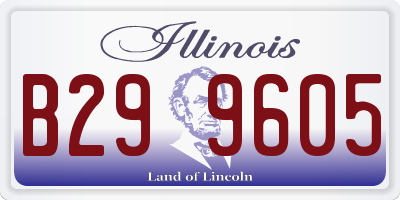 IL license plate B299605