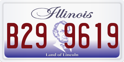 IL license plate B299619