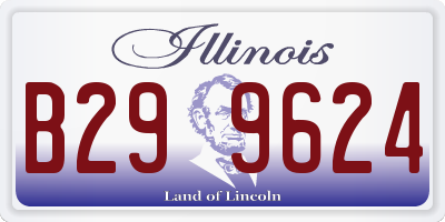 IL license plate B299624