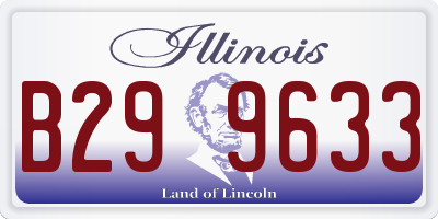 IL license plate B299633