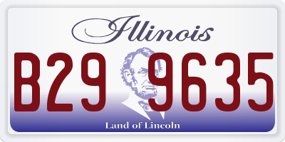 IL license plate B299635