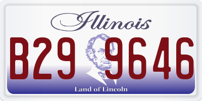 IL license plate B299646