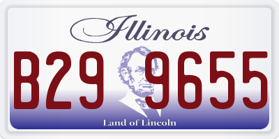 IL license plate B299655