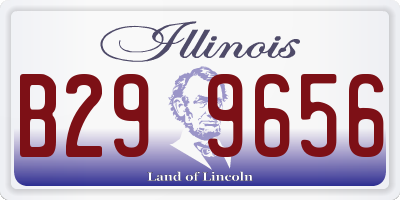 IL license plate B299656