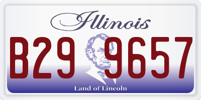 IL license plate B299657