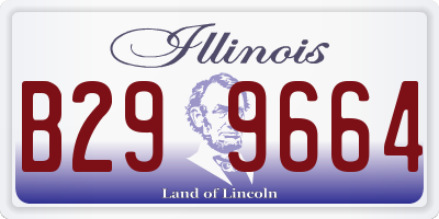 IL license plate B299664