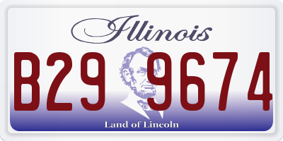 IL license plate B299674