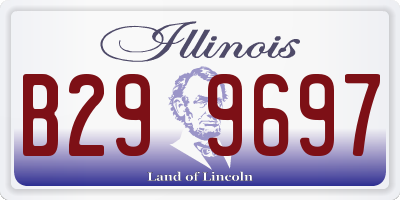 IL license plate B299697