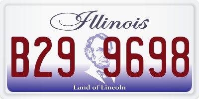 IL license plate B299698