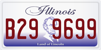 IL license plate B299699
