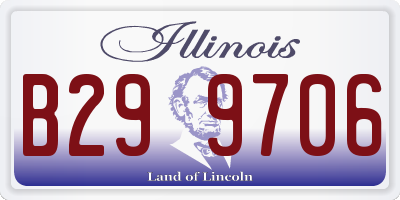 IL license plate B299706