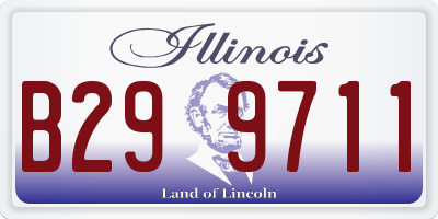 IL license plate B299711